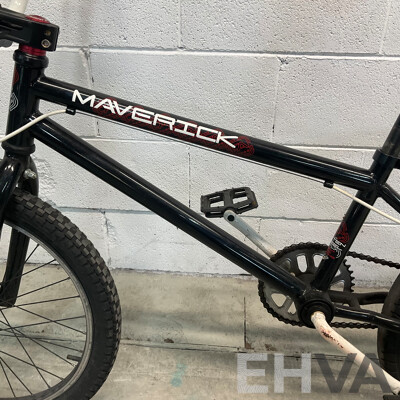 FREE AGENT Maverick BMX Bike Black (49cm Frame)
