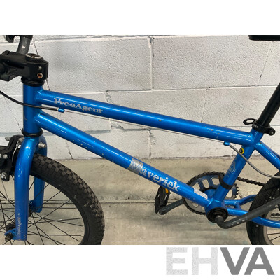 FREE AGENT Maverick BMX Bike Blue (48cm Frame)