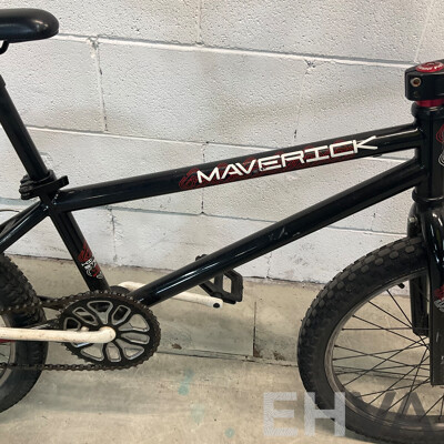FREE AGENT Maverick BMX Bike Black (49cm Frame)