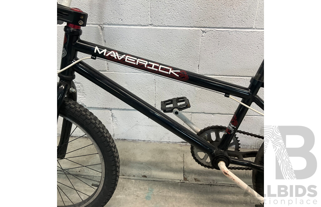 FREE AGENT Maverick BMX Bike Black (49cm Frame)