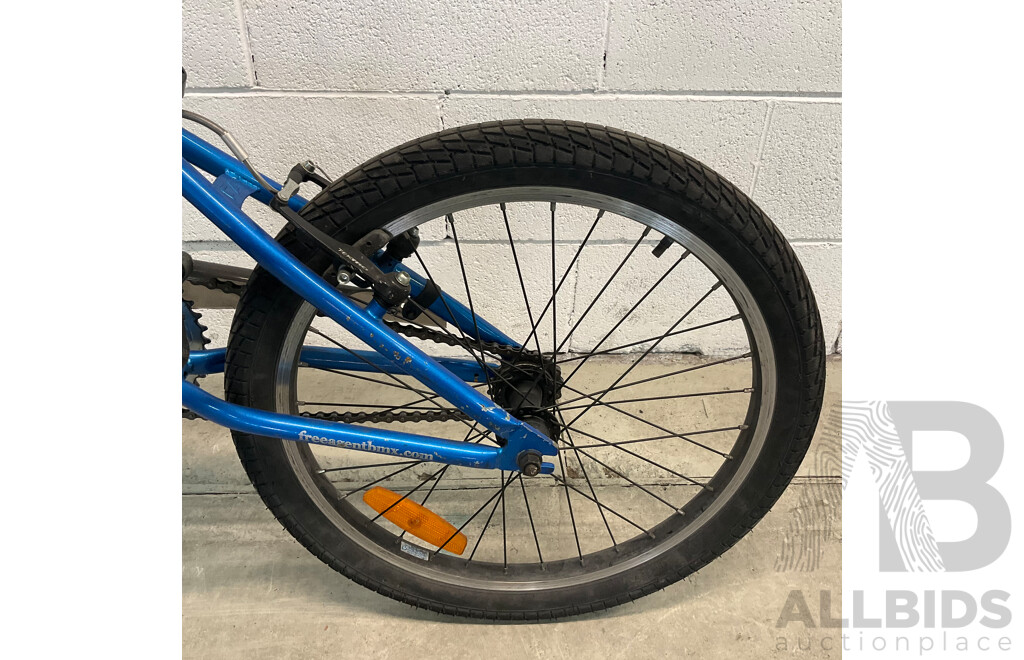 FREE AGENT Maverick BMX Bike Blue (48cm Frame)