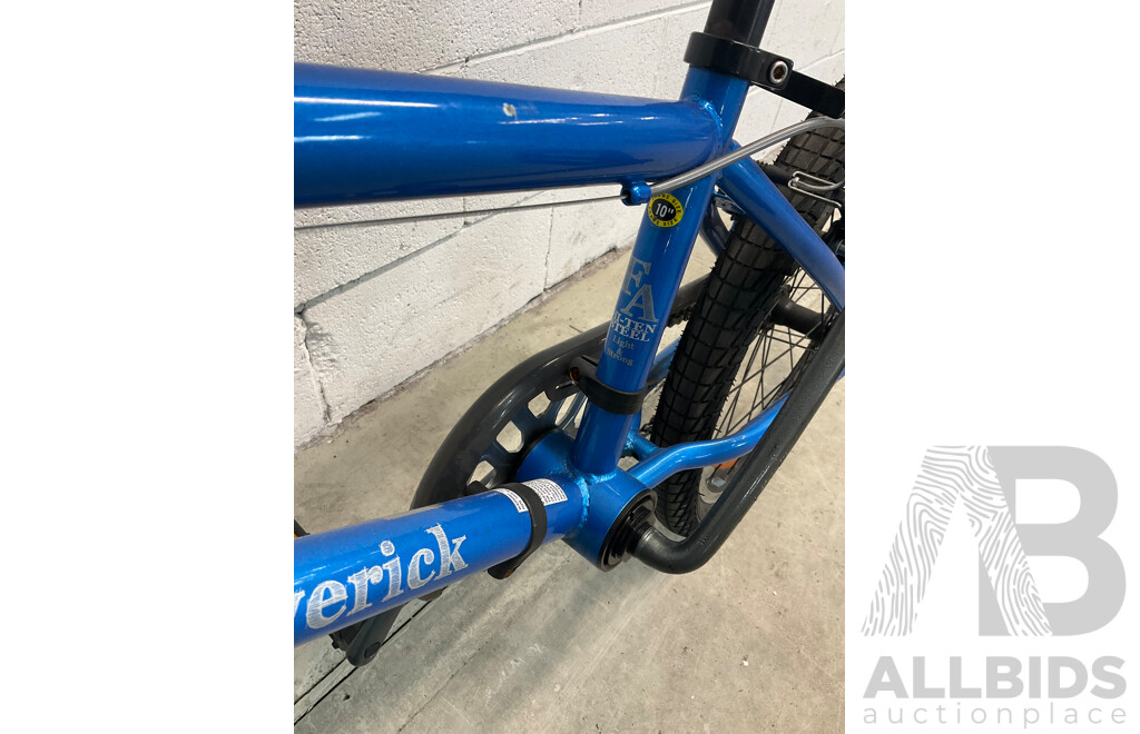 FREE AGENT Maverick BMX Bike Blue (48cm Frame)