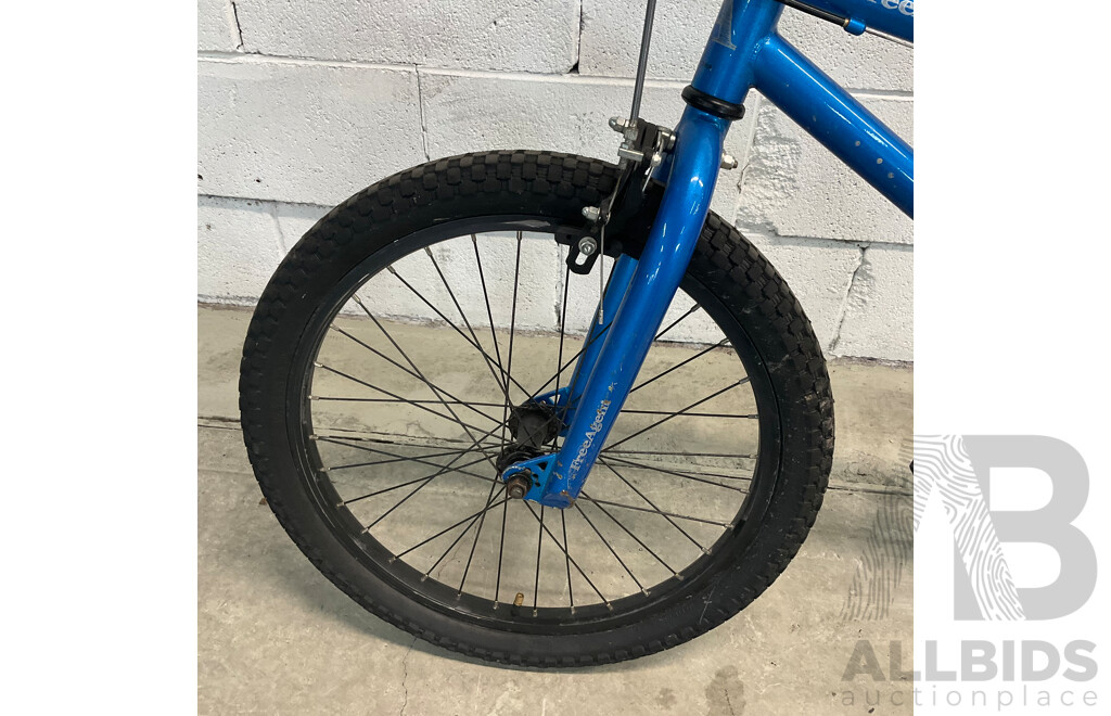 FREE AGENT Maverick BMX Bike Blue (48cm Frame)