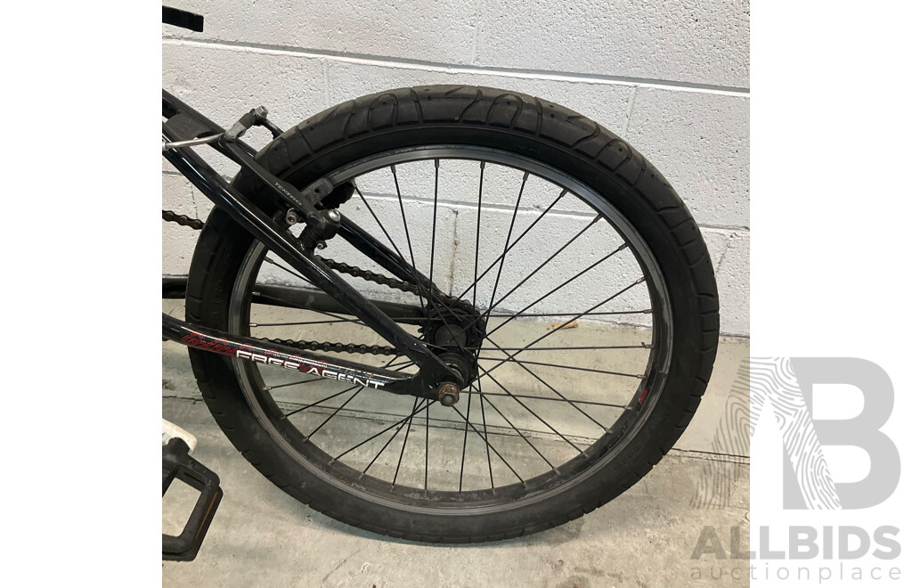 FREE AGENT Maverick BMX Bike Black (49cm Frame)