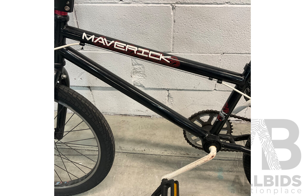 FREE AGENT Maverick BMX Bike Black (49cm Frame)