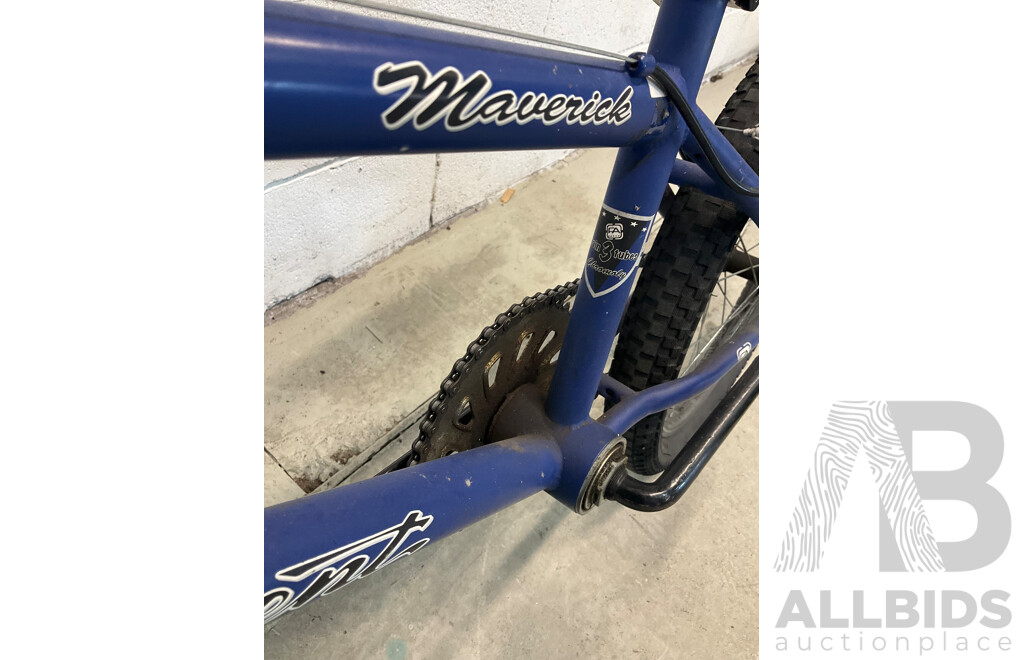 FREE AGENT Maverick BMX Bike Dark Blue (49cm Frame)