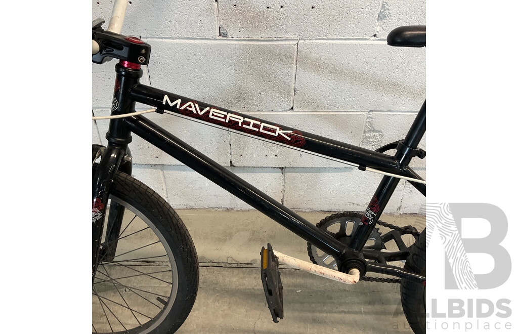 FREE AGENT Maverick BMX Bike Black (49cm Frame)