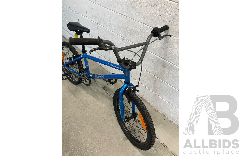 FREE AGENT Maverick BMX Bike Blue (48cm Frame)