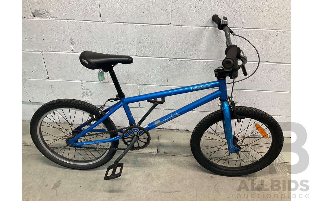 FREE AGENT Maverick BMX Bike Blue (48cm Frame)