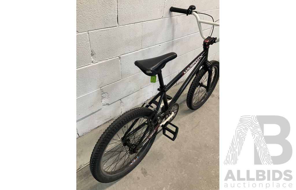 FREE AGENT Maverick BMX Bike Black (49cm Frame)