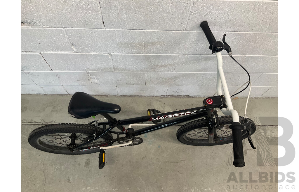 FREE AGENT Maverick BMX Bike Black (49cm Frame)