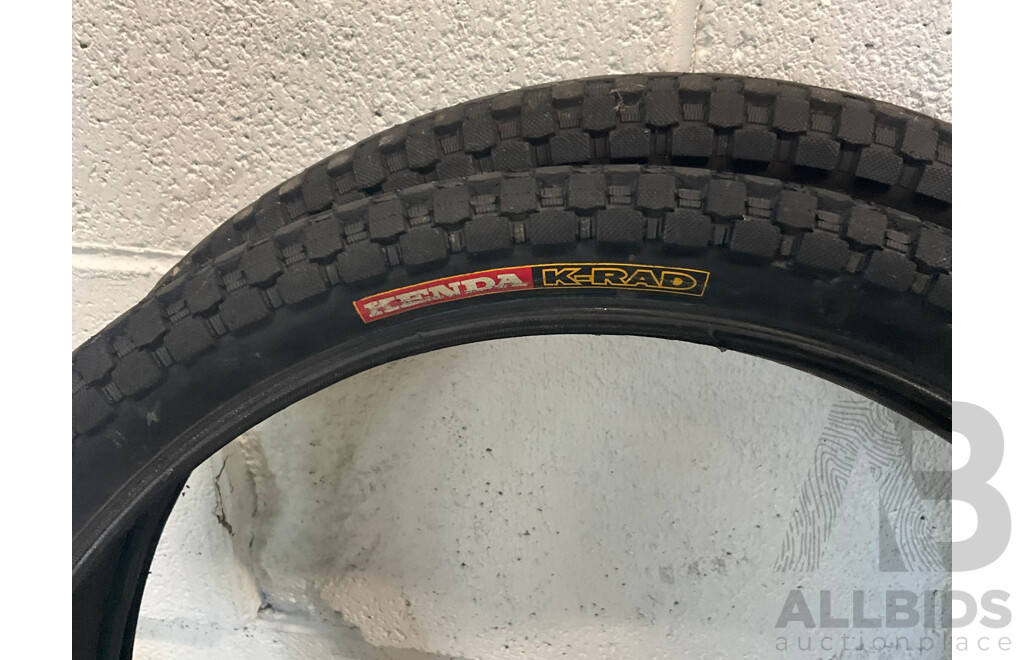 2x Kenda K-rad 20-inch & 2x Duro 24-inch Bike Tyres