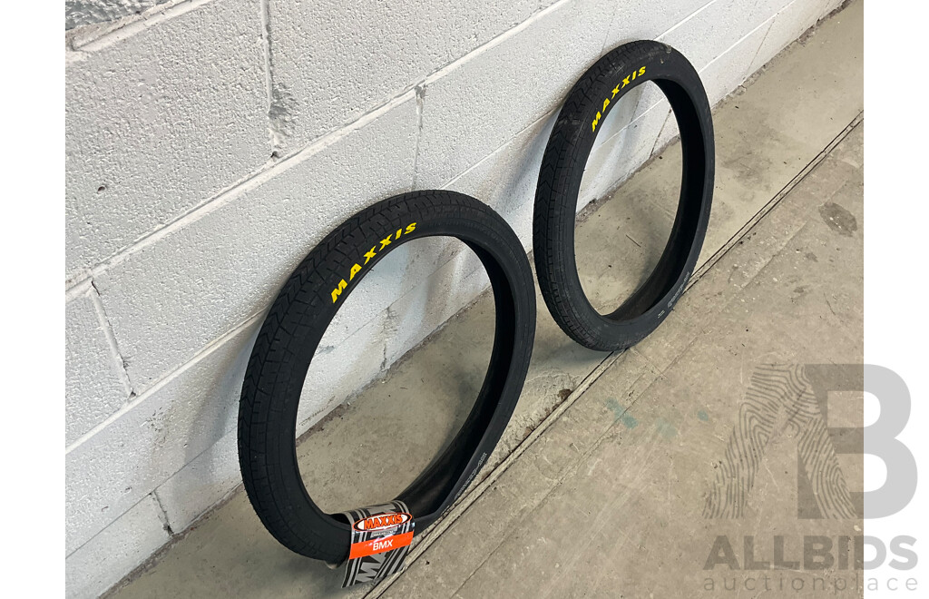 2x MAXXIS 20-inch Bike Tyres