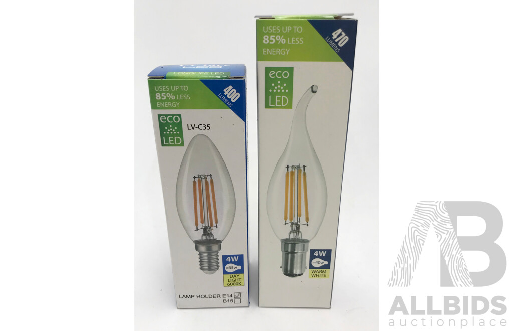 Bulk Lot of LV Luce LED Light Bulbs