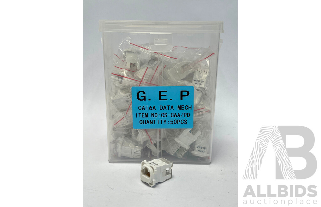 G.E.P CAT 6 Data Mech - Lot of Approximately 50