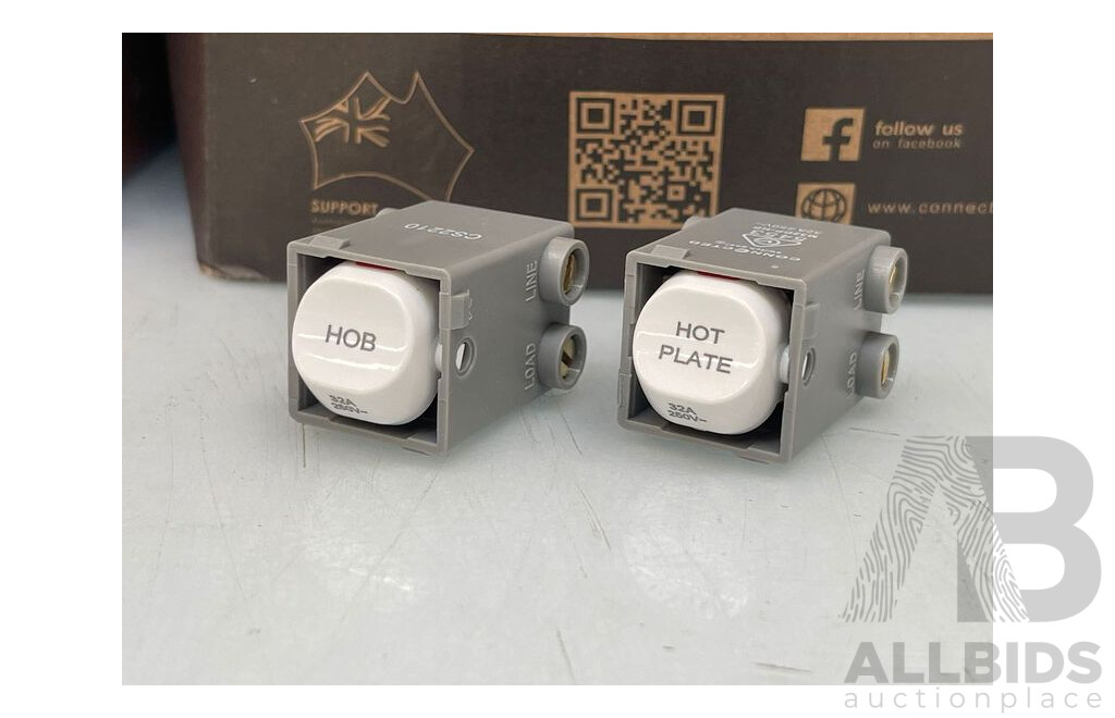 Connected Switch Gear - Hob and Hot Plate Switches - Brand New - Approximately 200