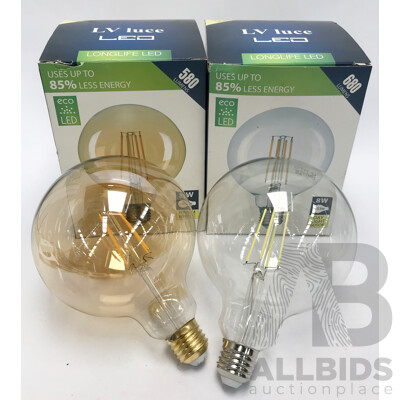 LV Luce LED Globe Lamps - Lot of 2