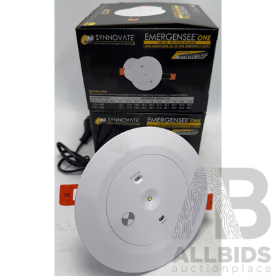 EmergenSee One D40 LED - Recessed Mounted Emergency Light - Lot of 2