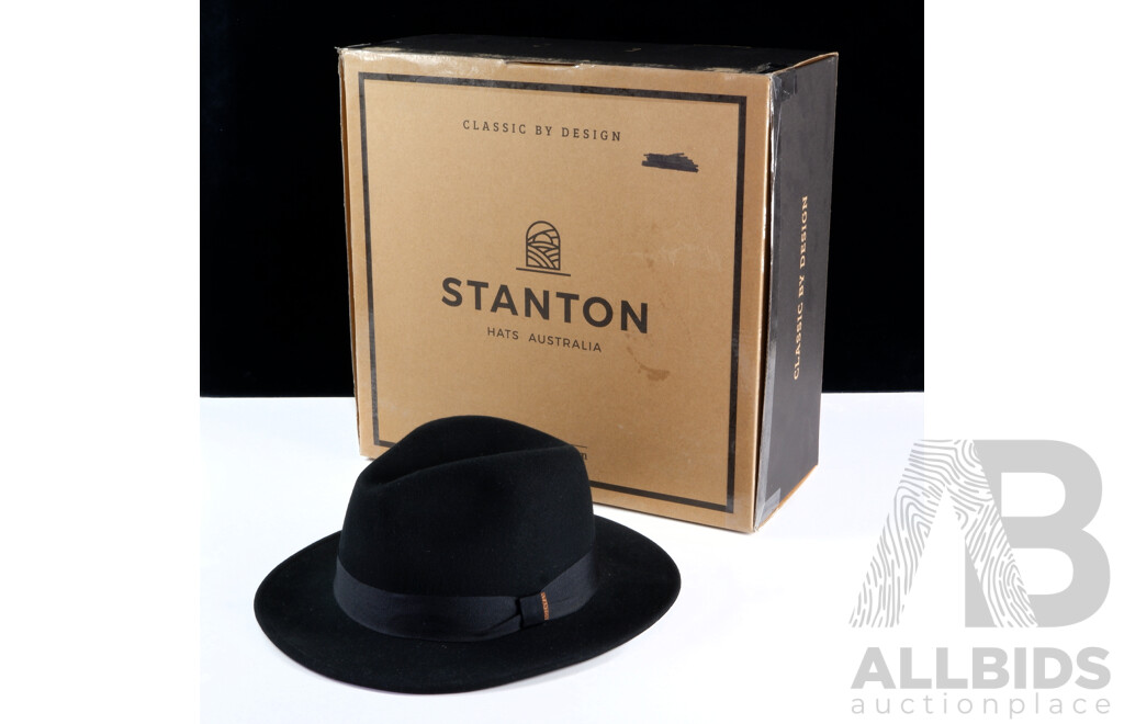 Stanton Australia Classic Wool Hat From the Premium Collection in Original Box, Size XL