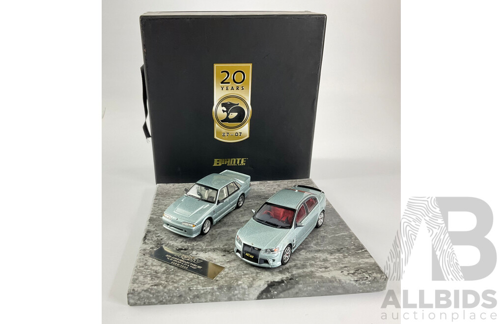 Biante Diecast 20th Anniversary Holden VL SS Group 'A' SV and W427 with Certificate Plate  - 1:43 Scale