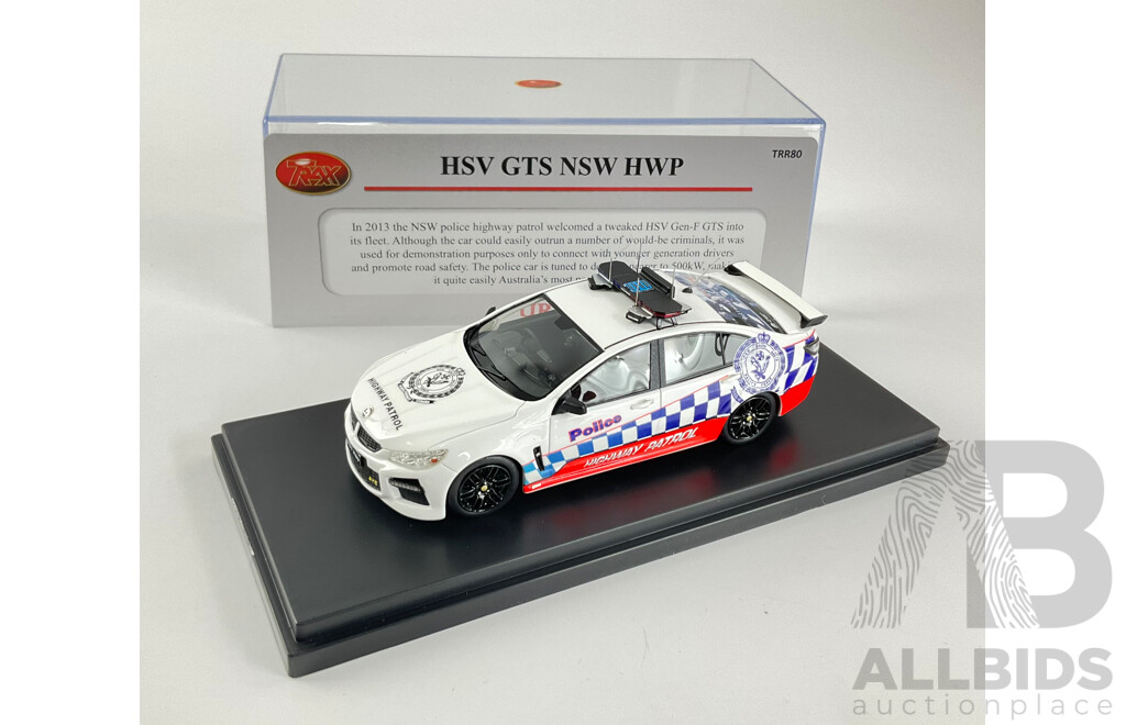 Trax Diecast 2013 Holden HSV GTS Highway Patrol - 1:43 Scale