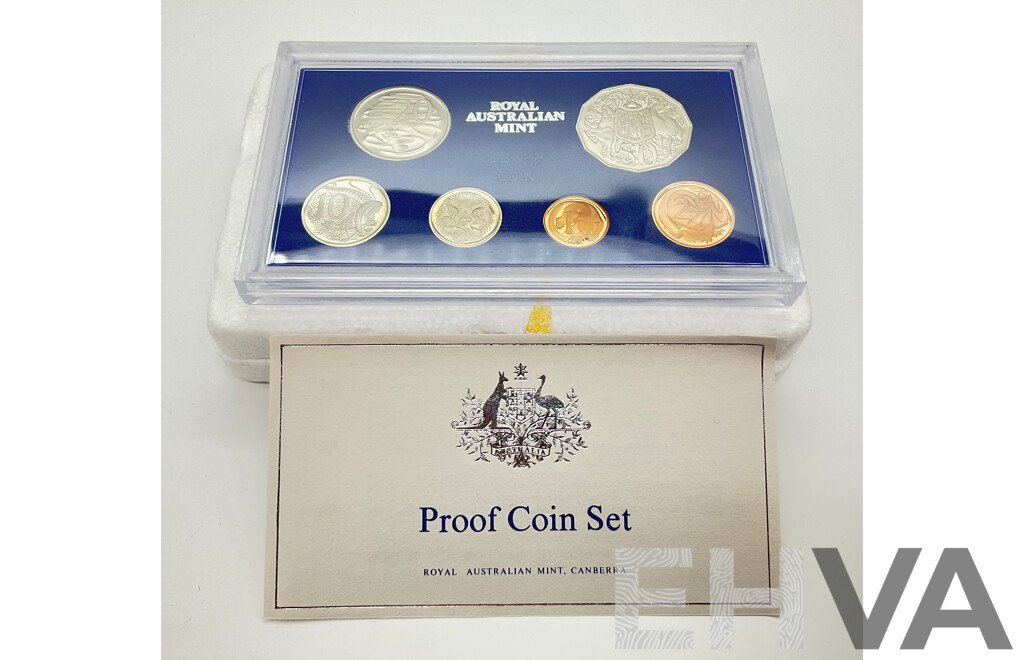 Australian RAM 1984 Six UNC Coin Set