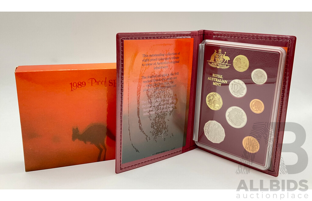 Australian RAM 1989 Eight Proof Coin Set