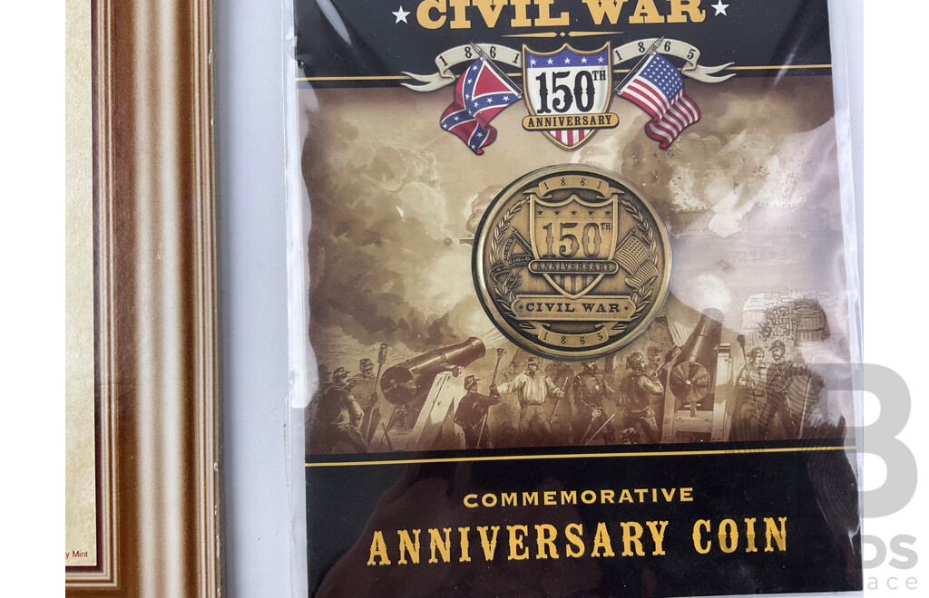 Historic Americana Series Fifty State Quarter Collection with Civil War Anniversary Coin