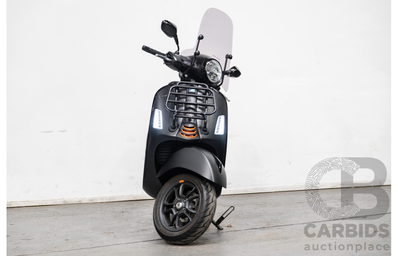 03/2023 Vespa GTS 300 Super Sport 300 HPE Scooter Nero Convinto Matte Black 278cc