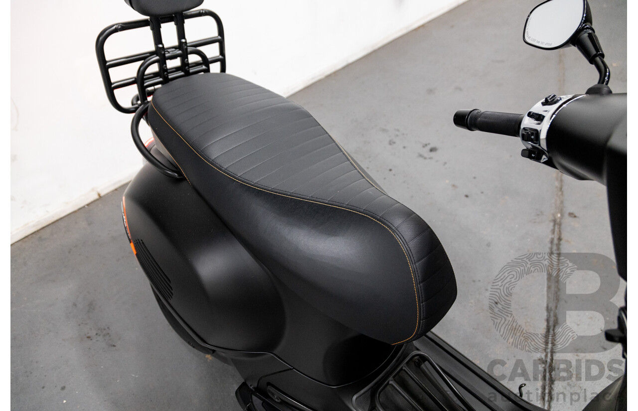 03/2023 Vespa GTS 300 Super Sport 300 HPE Scooter Nero Convinto Matte Black 278cc