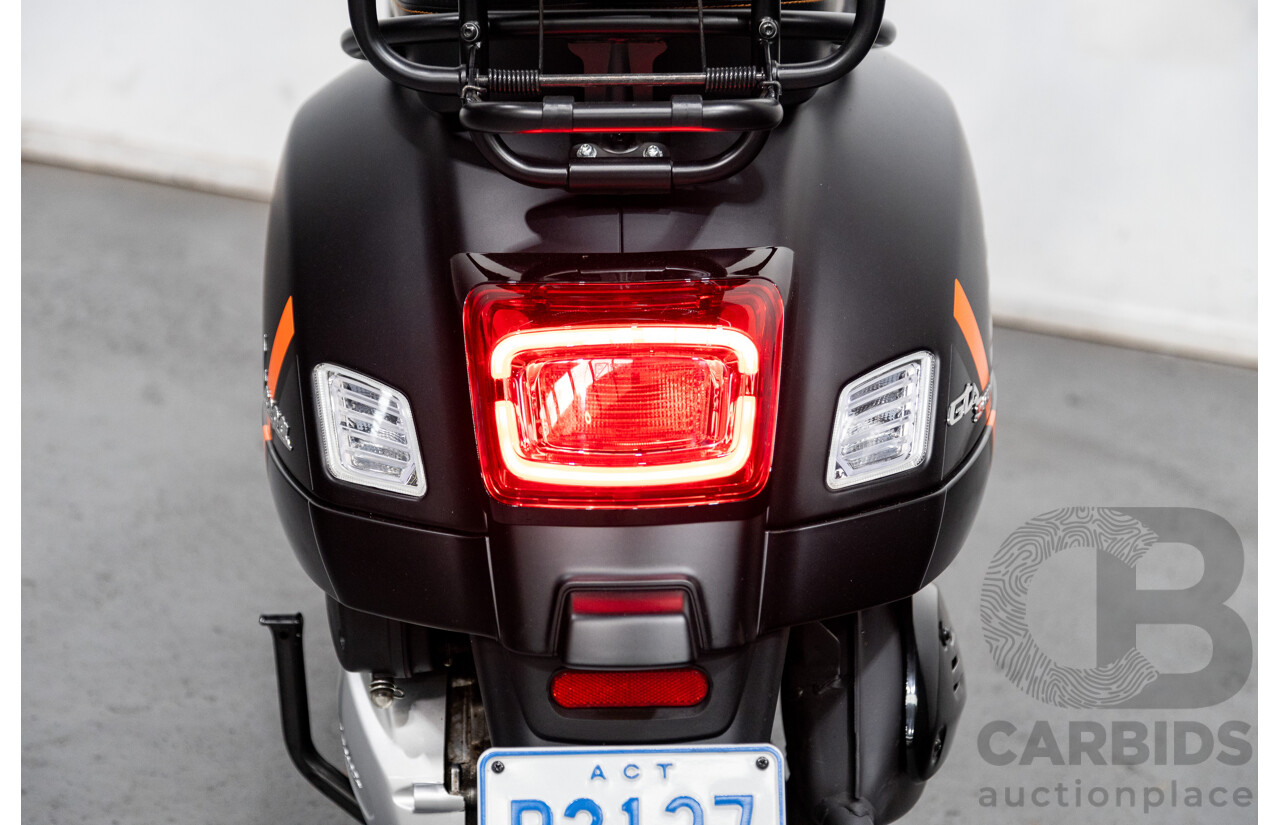 03/2023 Vespa GTS 300 Super Sport 300 HPE Scooter Nero Convinto Matte Black 278cc