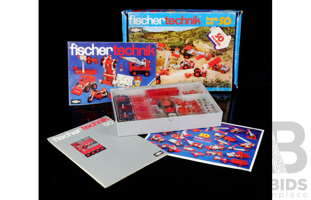 Vintage Fischer Technik 50 Playset