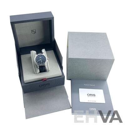 Oris Classic Date Steel Automatic with Black Dial
