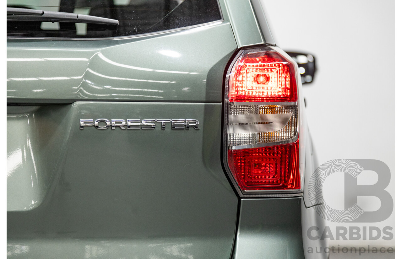 10/2014 Subaru Forester 2.5i-S (AWD) MY14 4d Wagon Jasmine Green Metallic 2.5L