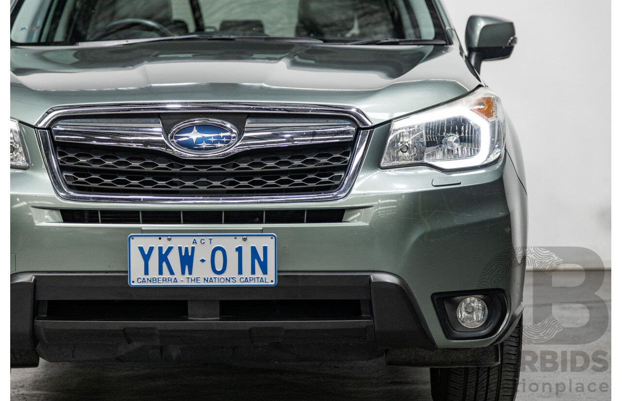 10/2014 Subaru Forester 2.5i-S (AWD) MY14 4d Wagon Jasmine Green Metallic 2.5L