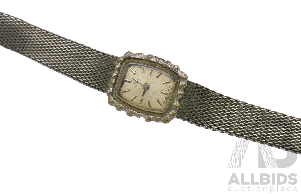 Milus 17 Jewel Incabloc Swiss Made Vintage Ladies Watch, M5 2708, Manual Winding and Observed with Ticking