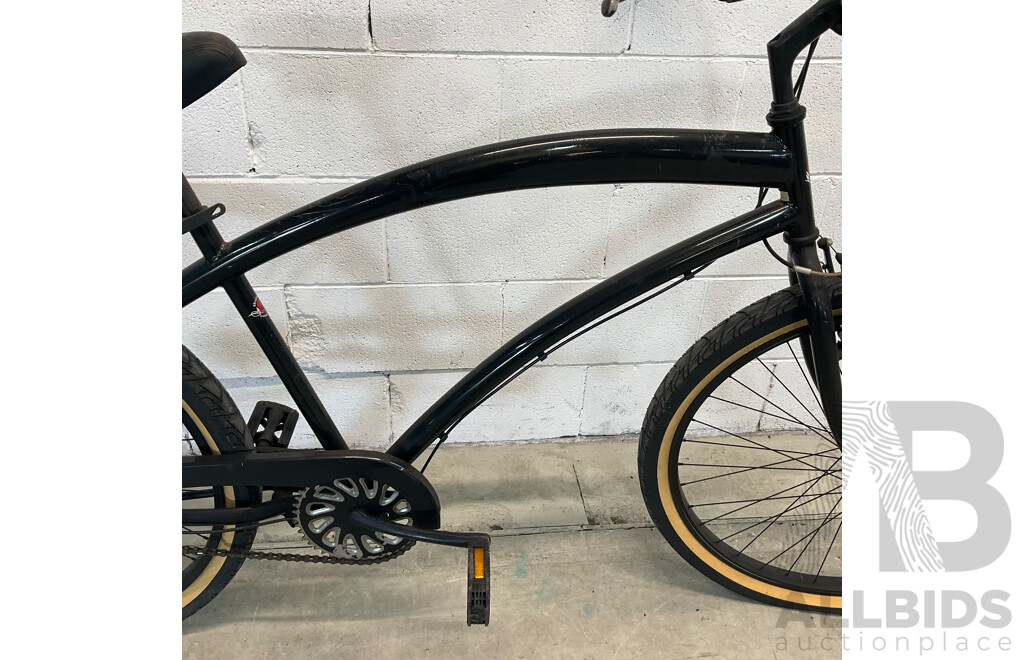 Black Cruiser Bike (45cm Frame)