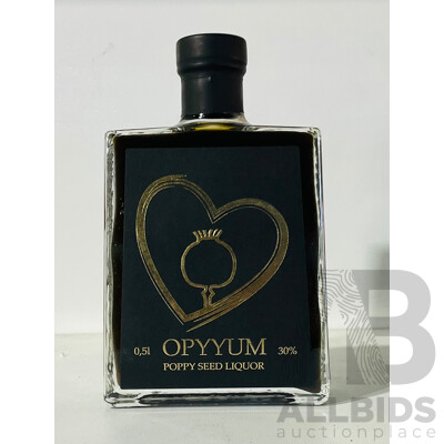 Opyyum Poppy Seed Liquor - 500ml Bottle