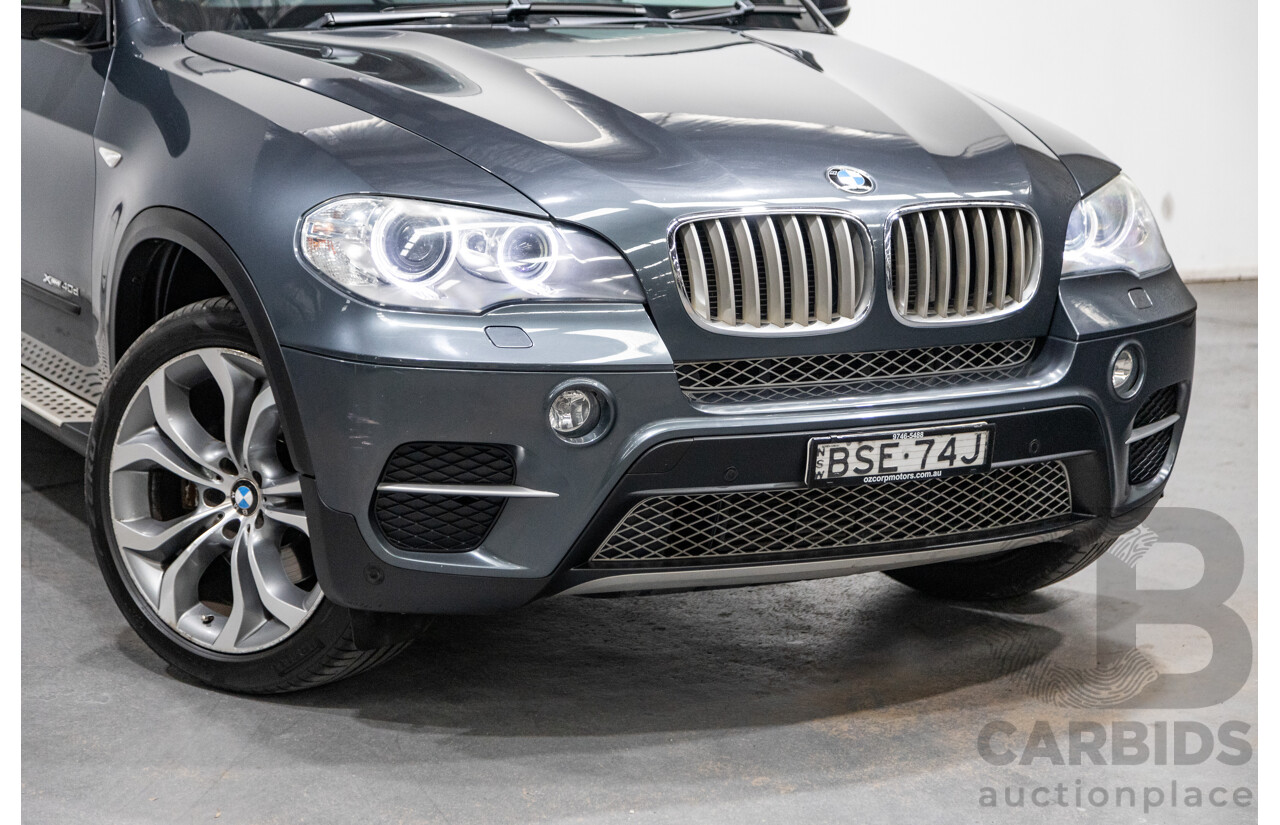 6/2010 BMW X5 Xdrive 40d Sport (AWD) E70 MY10 4d Wagon Grey Metallic Twin Turbo Diesel 3.0L - 7 Seater