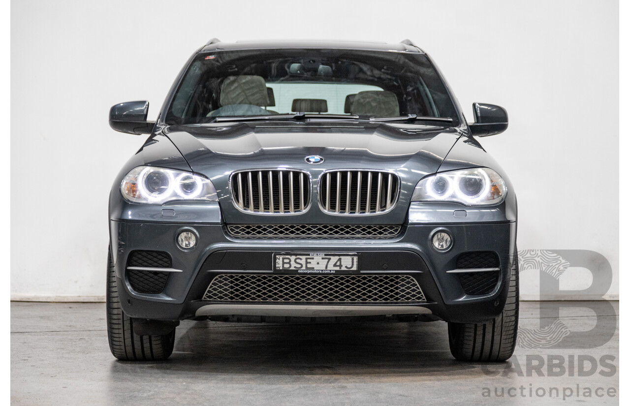 6/2010 BMW X5 Xdrive 40d Sport (AWD) E70 MY10 4d Wagon Grey Metallic Twin Turbo Diesel 3.0L - 7 Seater