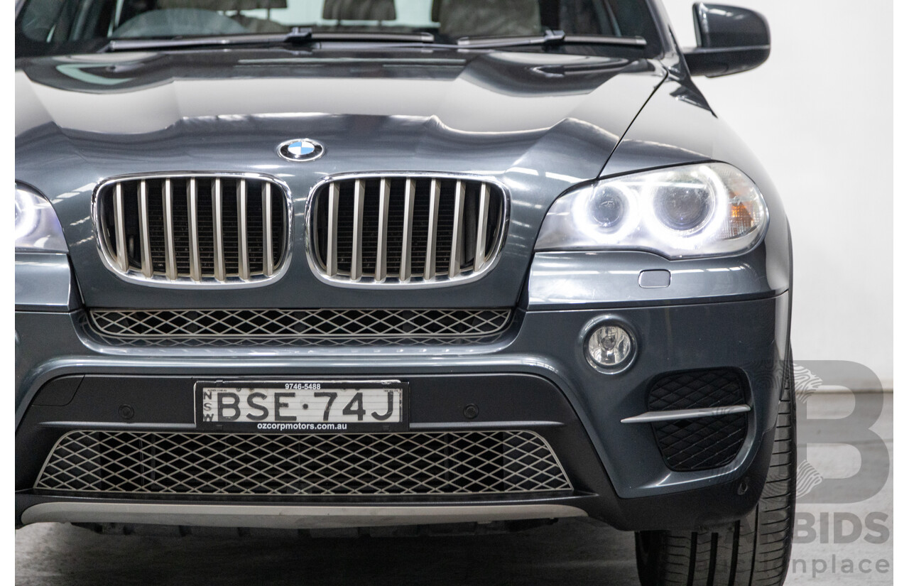 6/2010 BMW X5 Xdrive 40d Sport (AWD) E70 MY10 4d Wagon Grey Metallic Twin Turbo Diesel 3.0L - 7 Seater