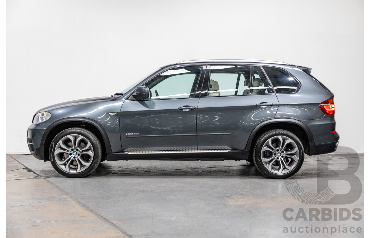 6/2010 BMW X5 Xdrive 40d Sport (AWD) E70 MY10 4d Wagon Grey Metallic Twin Turbo Diesel 3.0L - 7 Seater