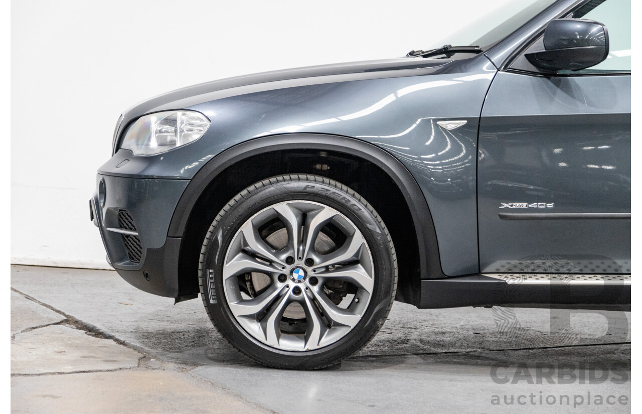 6/2010 BMW X5 Xdrive 40d Sport (AWD) E70 MY10 4d Wagon Grey Metallic Twin Turbo Diesel 3.0L - 7 Seater