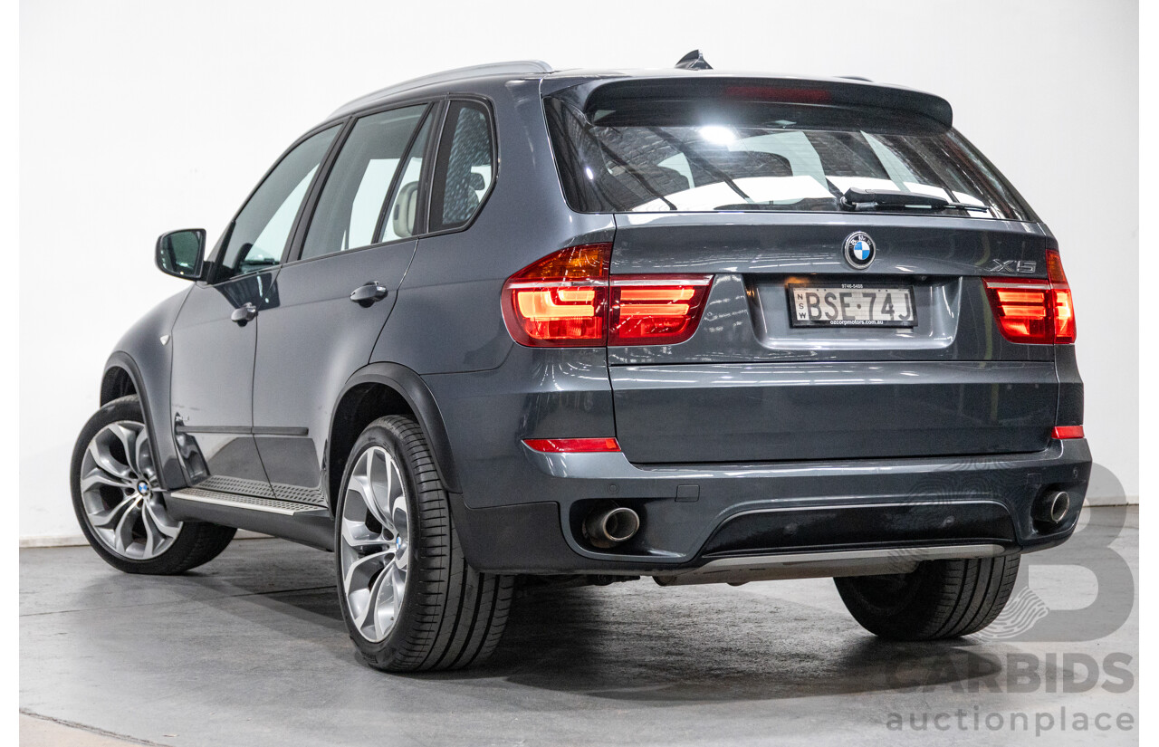 6/2010 BMW X5 Xdrive 40d Sport (AWD) E70 MY10 4d Wagon Grey Metallic Twin Turbo Diesel 3.0L - 7 Seater