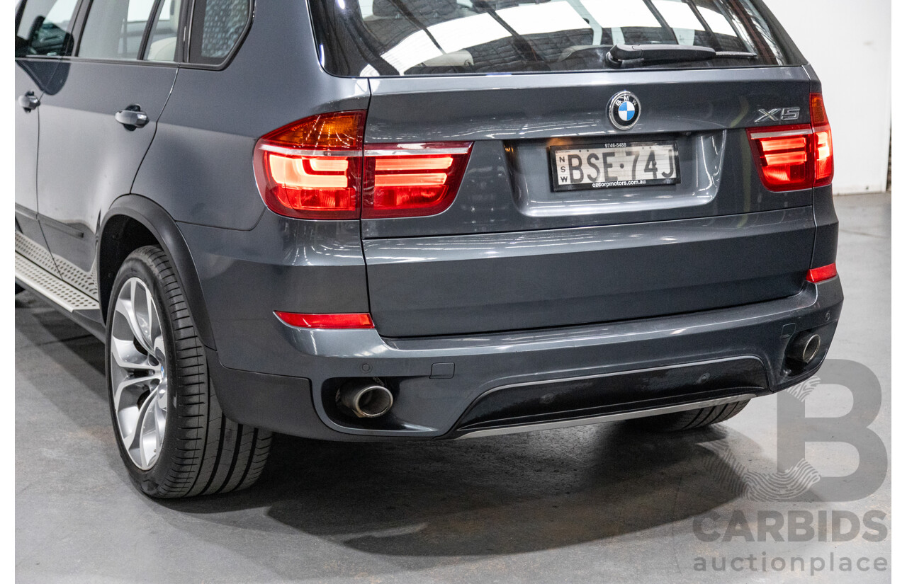 6/2010 BMW X5 Xdrive 40d Sport (AWD) E70 MY10 4d Wagon Grey Metallic Twin Turbo Diesel 3.0L - 7 Seater