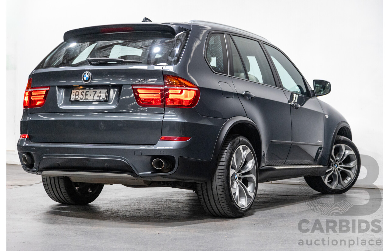 6/2010 BMW X5 Xdrive 40d Sport (AWD) E70 MY10 4d Wagon Grey Metallic Twin Turbo Diesel 3.0L - 7 Seater