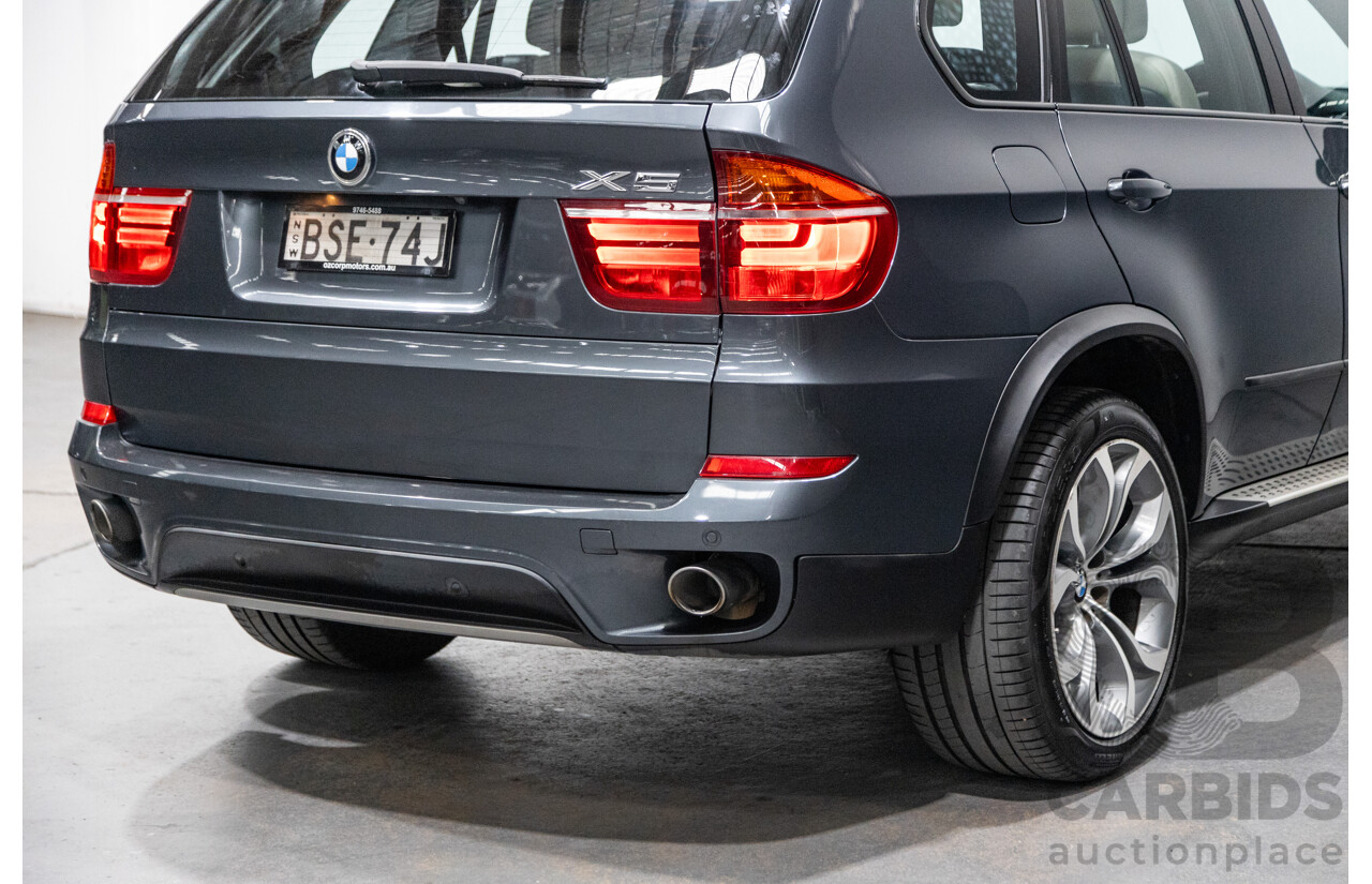 6/2010 BMW X5 Xdrive 40d Sport (AWD) E70 MY10 4d Wagon Grey Metallic Twin Turbo Diesel 3.0L - 7 Seater