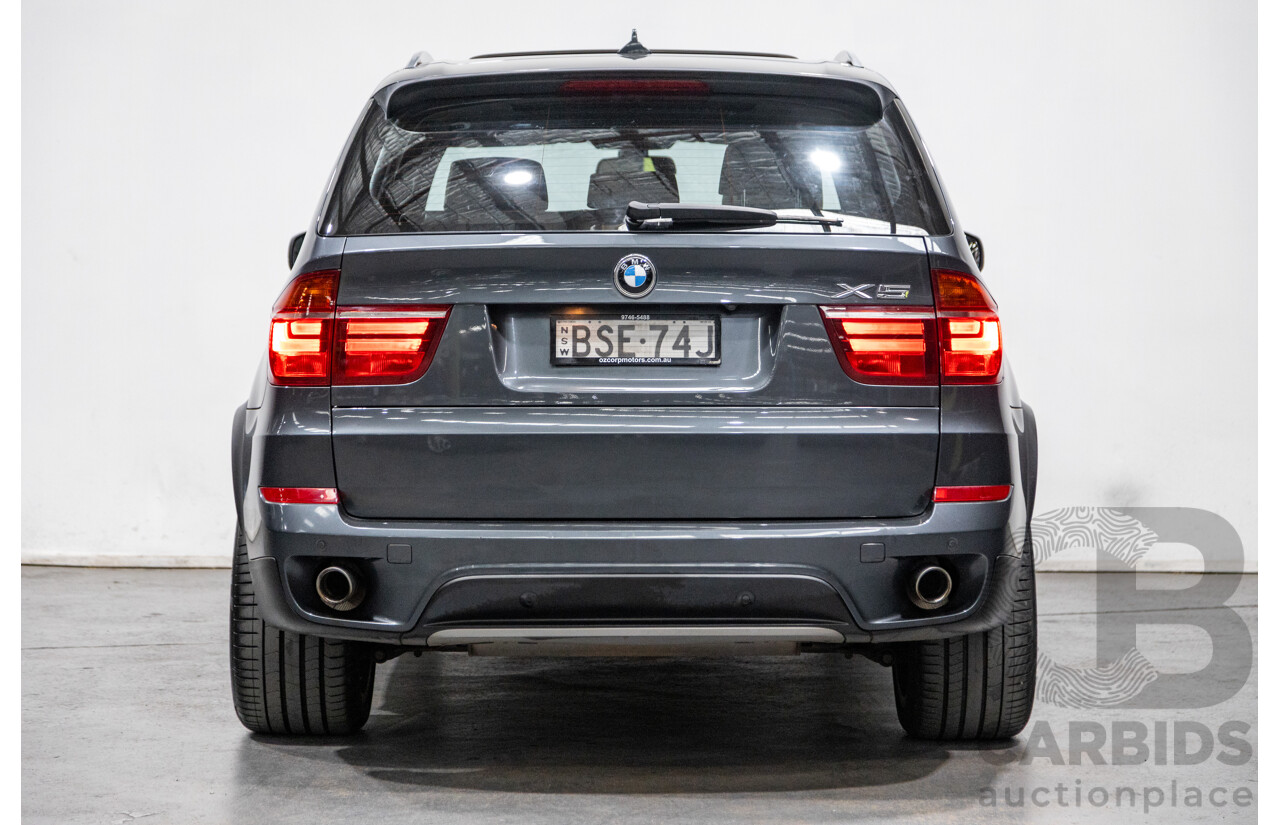 6/2010 BMW X5 Xdrive 40d Sport (AWD) E70 MY10 4d Wagon Grey Metallic Twin Turbo Diesel 3.0L - 7 Seater