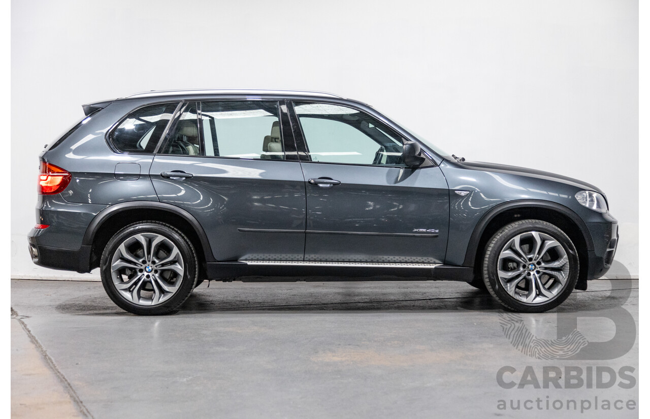 6/2010 BMW X5 Xdrive 40d Sport (AWD) E70 MY10 4d Wagon Grey Metallic Twin Turbo Diesel 3.0L - 7 Seater