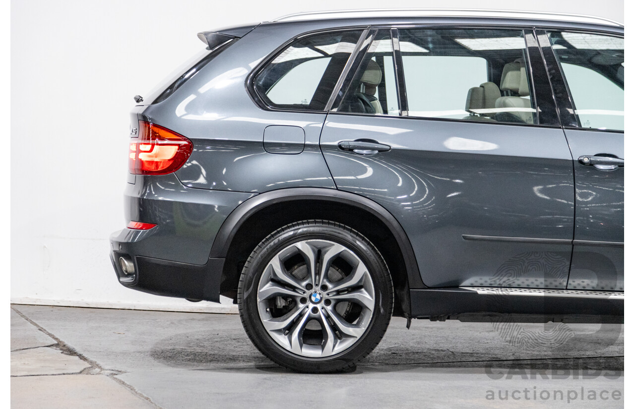 6/2010 BMW X5 Xdrive 40d Sport (AWD) E70 MY10 4d Wagon Grey Metallic Twin Turbo Diesel 3.0L - 7 Seater